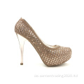 Frauenabendplattformen High Heels Stiletto